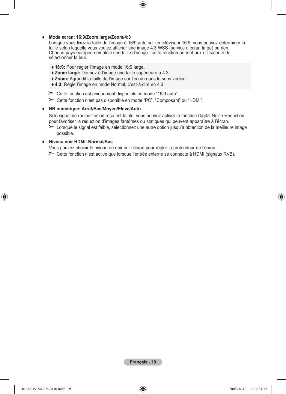 Samsung LE32A330J1N User Manual | Page 55 / 413