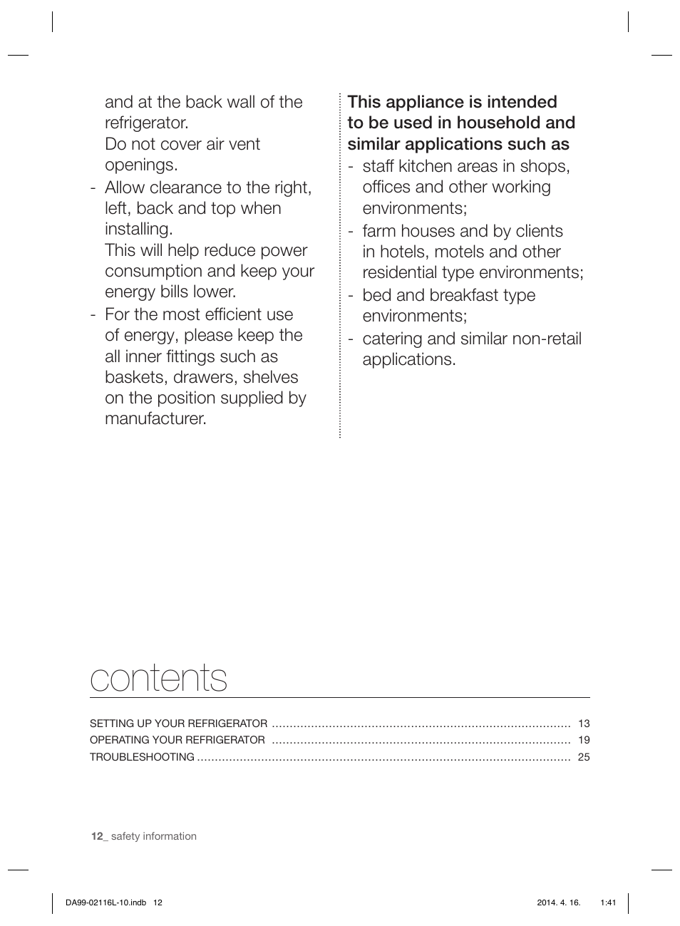 Samsung RL55VTEBG User Manual | Page 12 / 240
