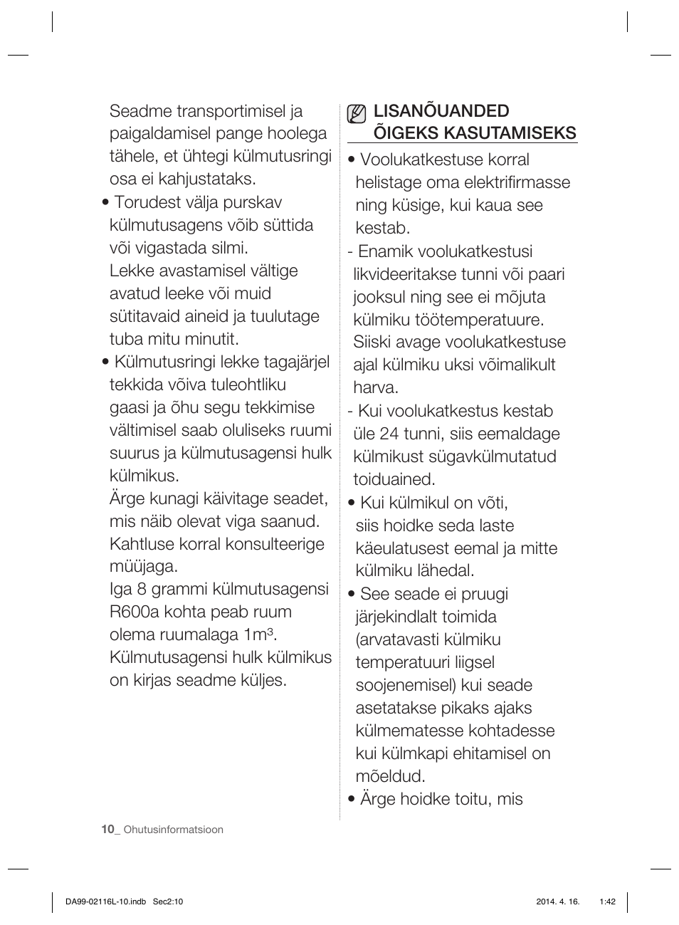 Samsung RL55VTEBG User Manual | Page 170 / 240