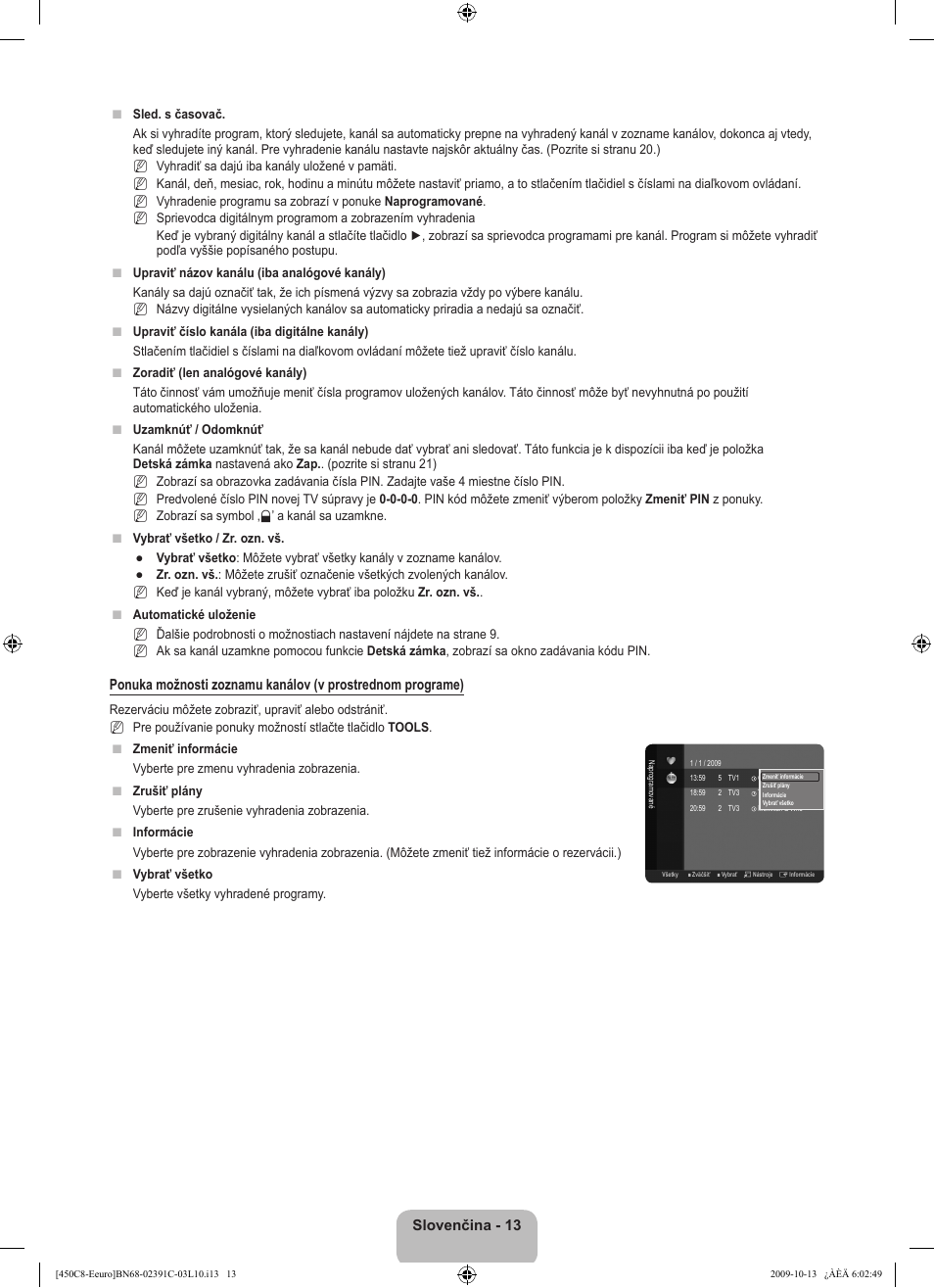 Samsung LE22B450C8W User Manual | Page 253 / 348