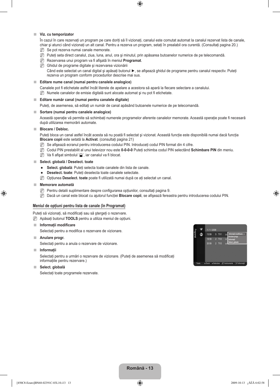 Samsung LE22B450C8W User Manual | Page 287 / 348