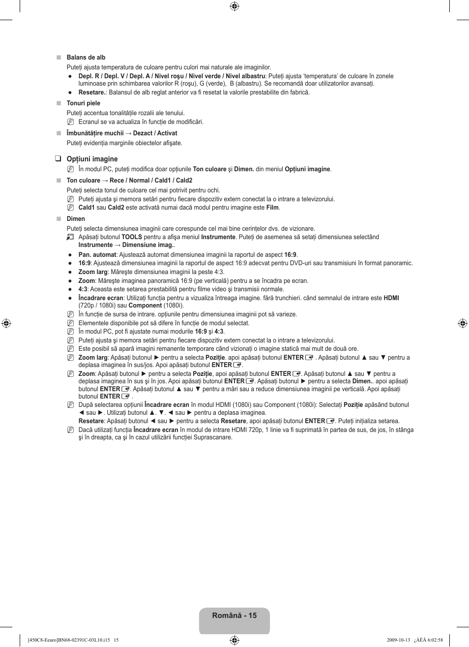 Samsung LE22B450C8W User Manual | Page 289 / 348