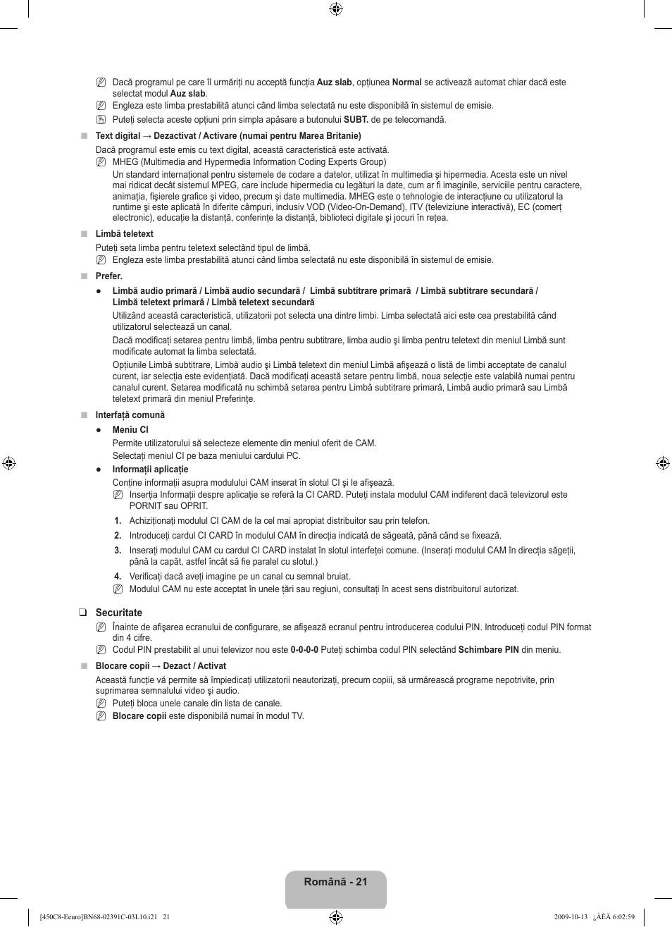Samsung LE22B450C8W User Manual | Page 295 / 348