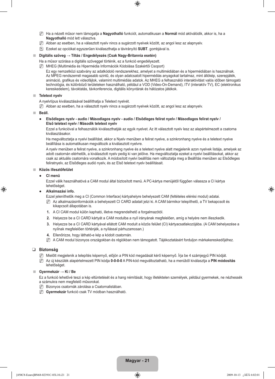 Samsung LE22B450C8W User Manual | Page 57 / 348
