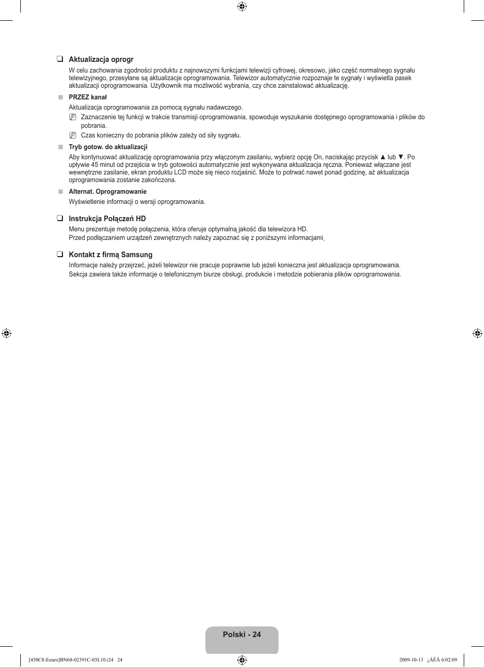 Samsung LE22B450C8W User Manual | Page 94 / 348