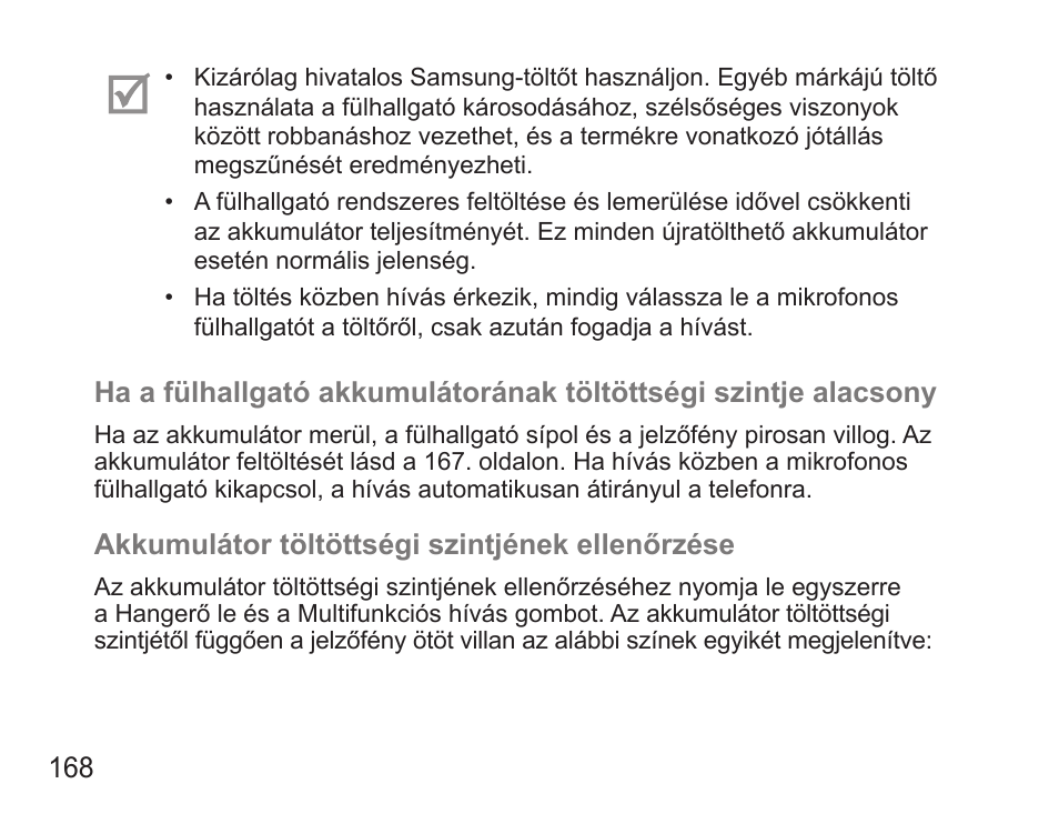 Samsung BHS3000 User Manual | Page 170 / 196