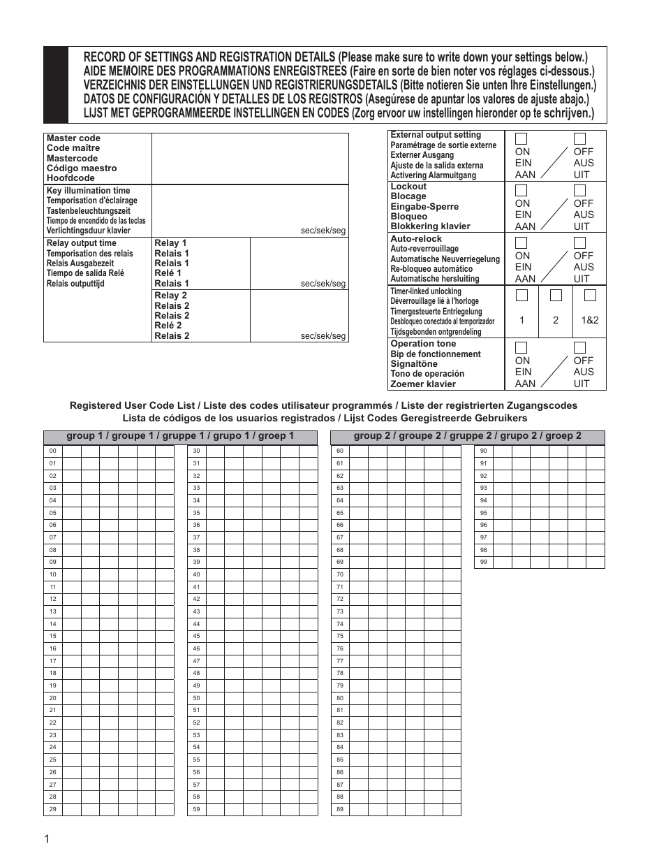 Aiphone AC-10F User Manual | Page 2 / 27