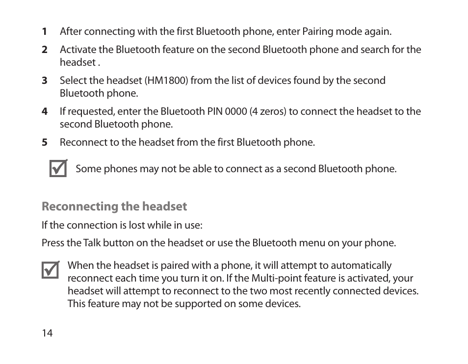 Samsung HM1800 User Manual | Page 16 / 161