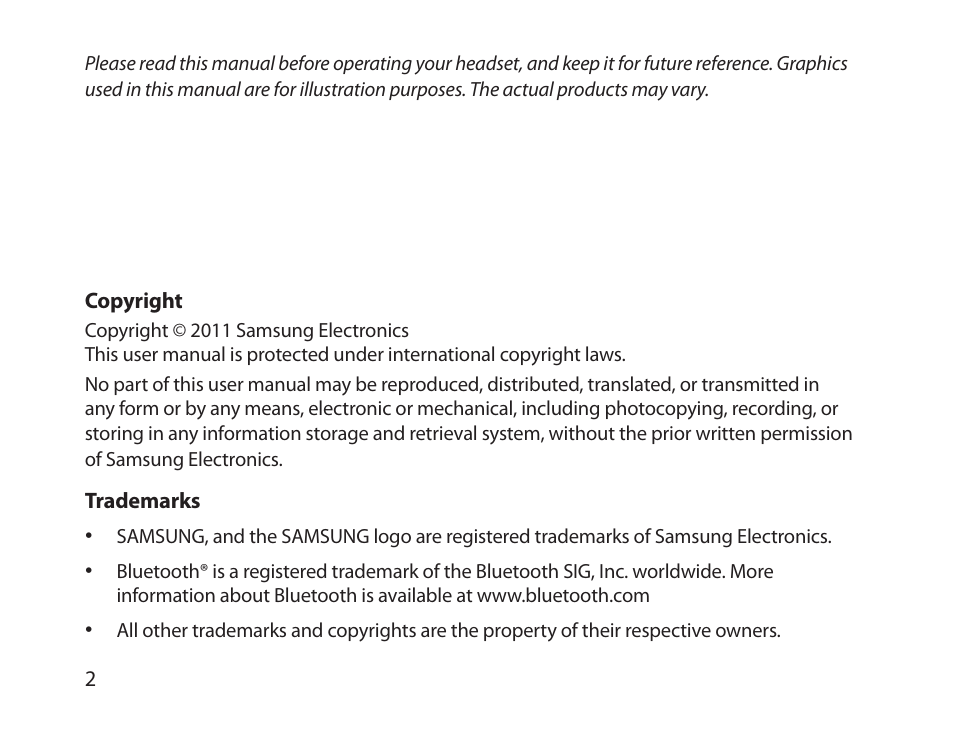 Samsung HM1800 User Manual | Page 4 / 161