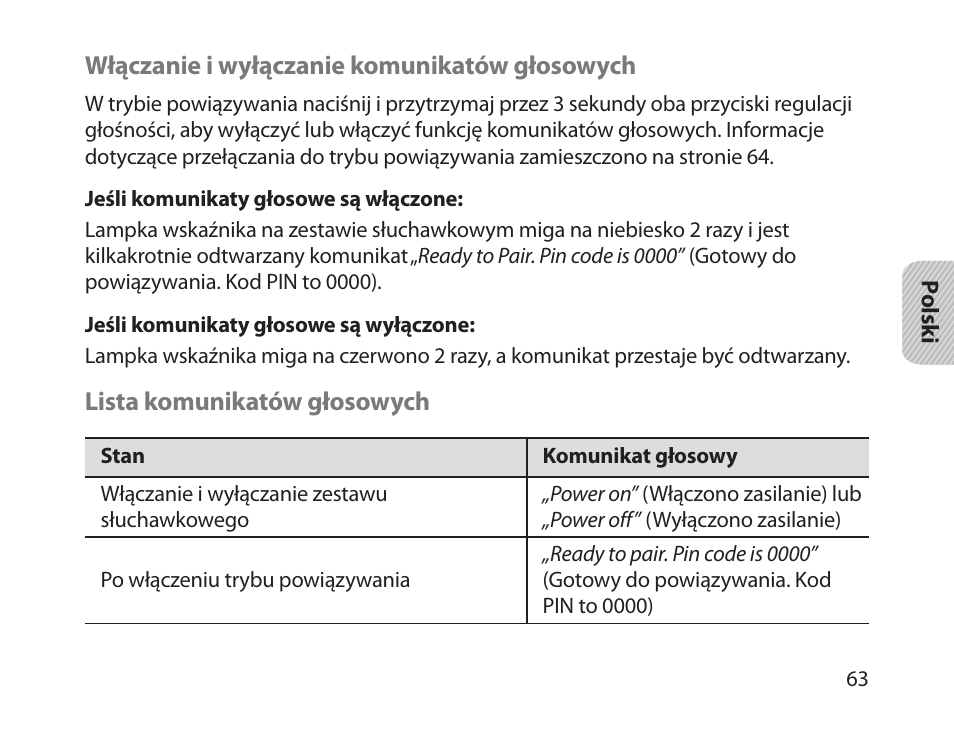 Samsung HM1800 User Manual | Page 65 / 161