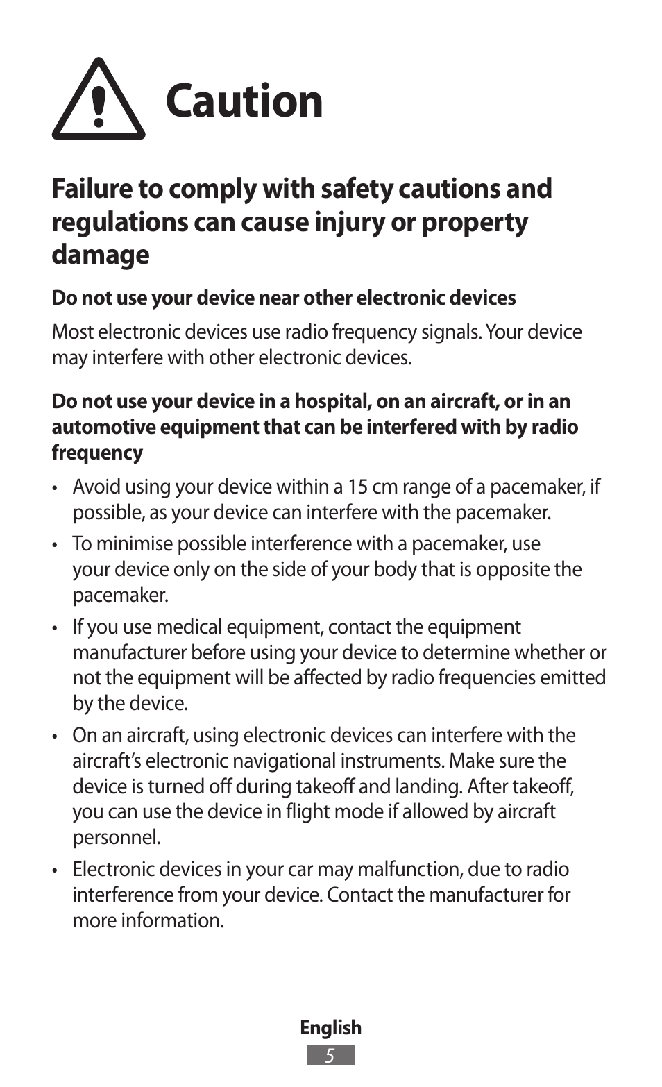 Caution | Samsung SM-R350 User Manual | Page 6 / 605