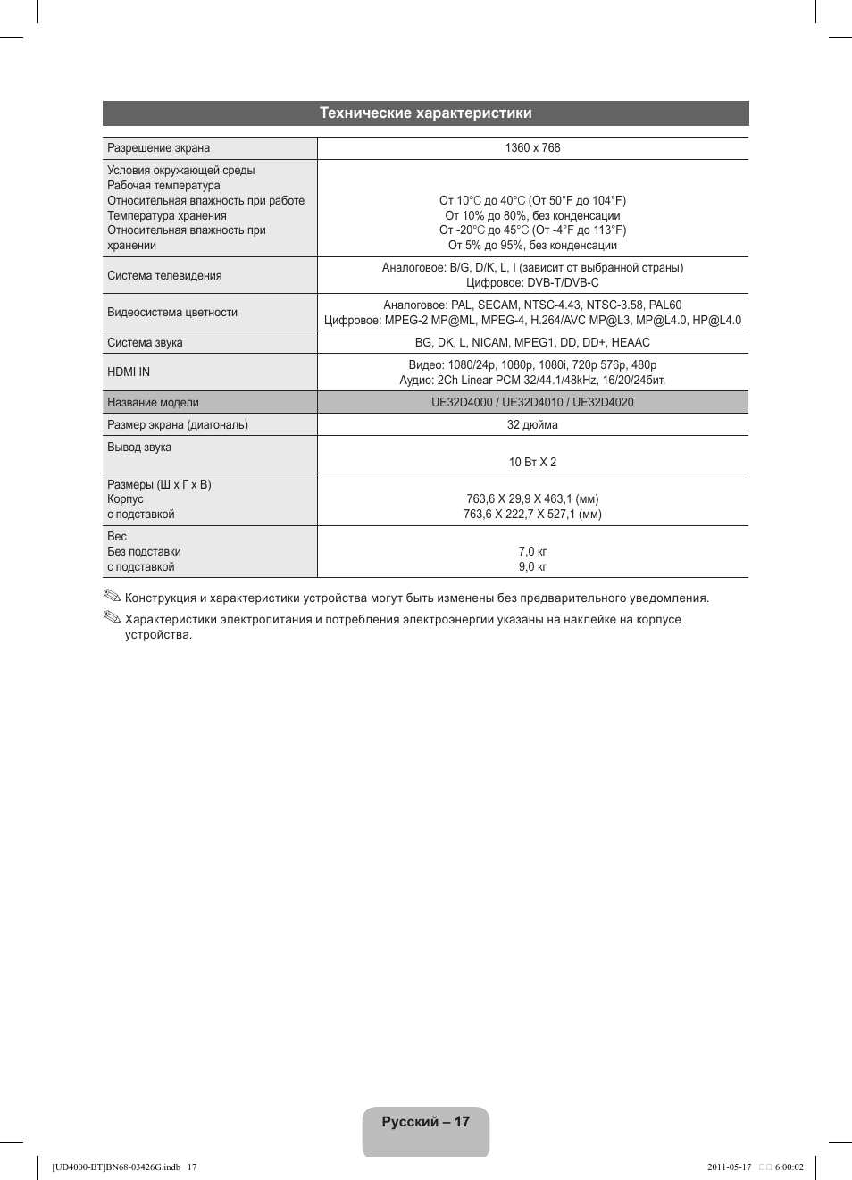 Samsung UE32D4000NW User Manual | Page 65 / 146