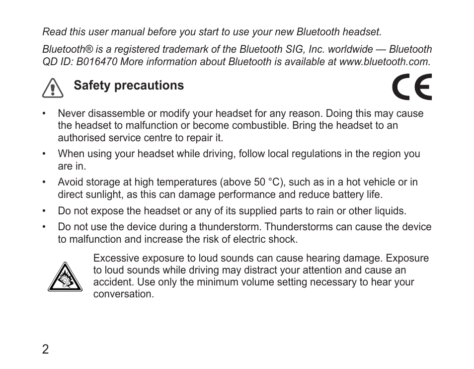 Safety precautions | Samsung BHM3200 User Manual | Page 4 / 158