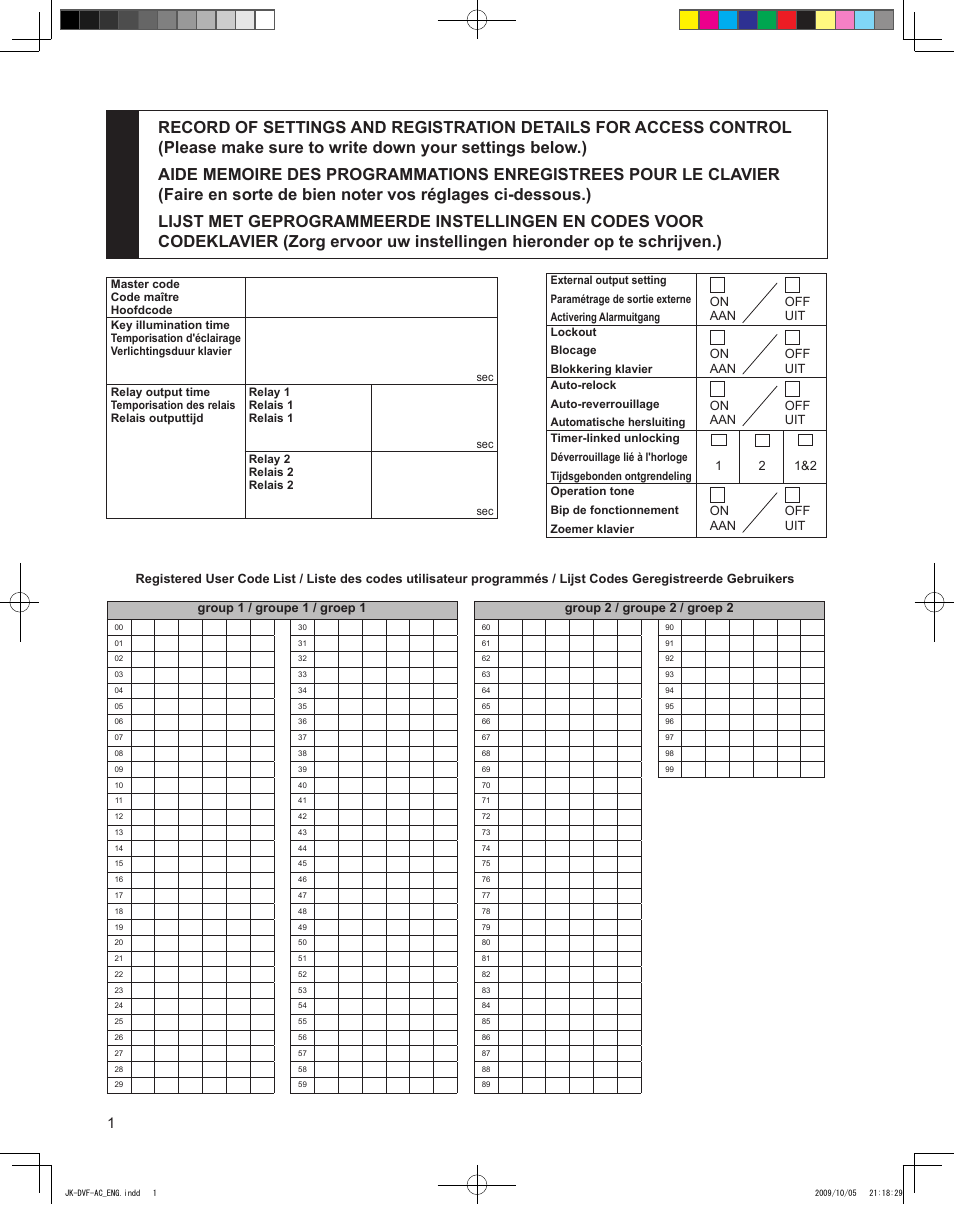 Aiphone JK-DVF-AC User Manual | Page 2 / 13