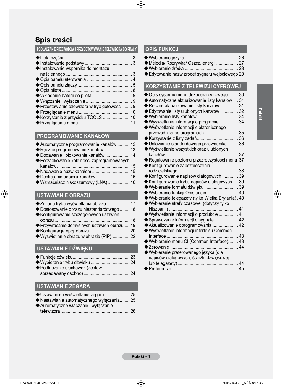 Samsung LE37A616A3F User Manual | Page 139 / 614