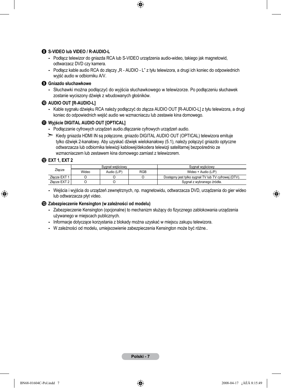 Samsung LE37A616A3F User Manual | Page 145 / 614