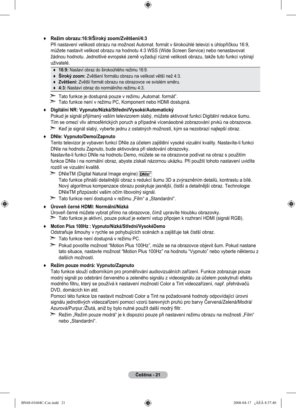 Samsung LE37A616A3F User Manual | Page 431 / 614