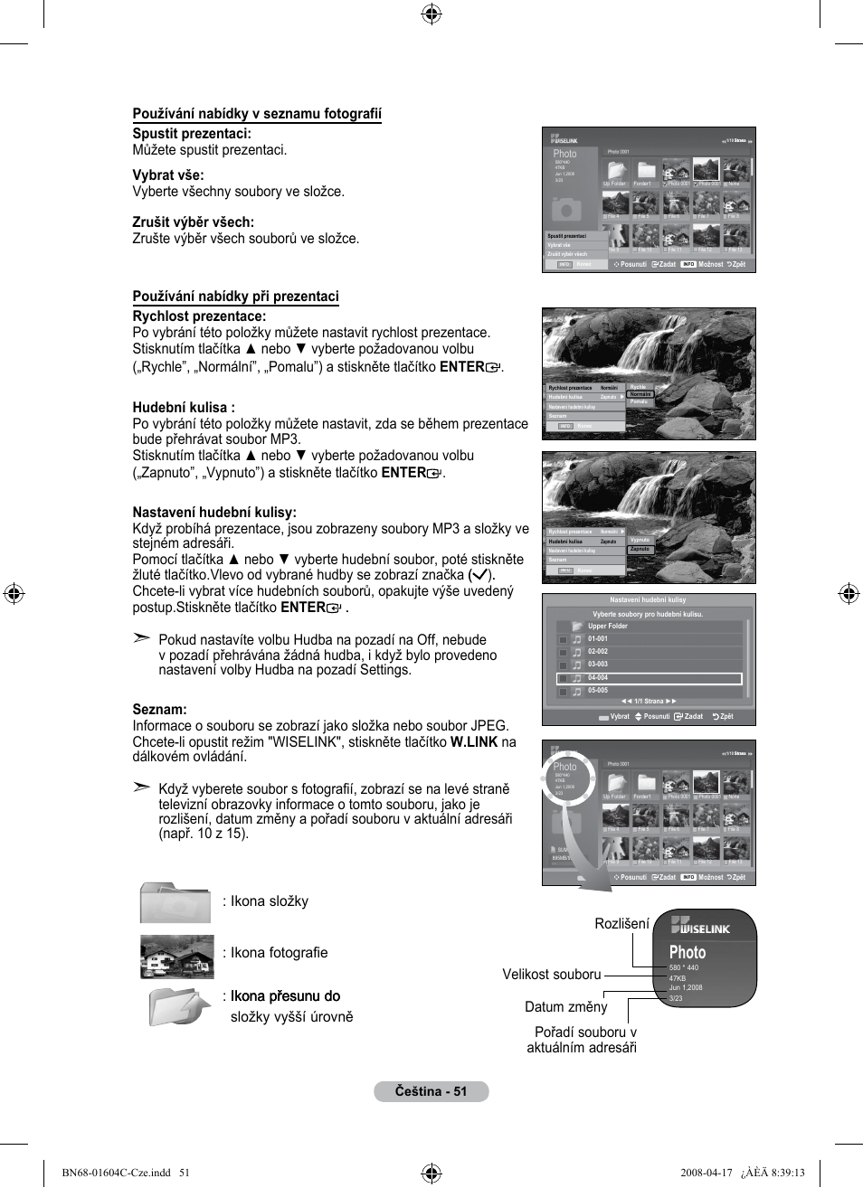 Photo, Čeština | Samsung LE37A616A3F User Manual | Page 461 / 614