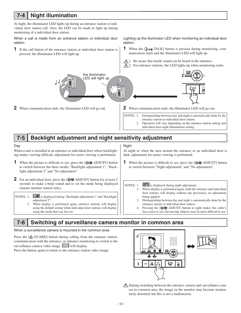 Aiphone GT-2C-L User Manual | Page 12 / 26