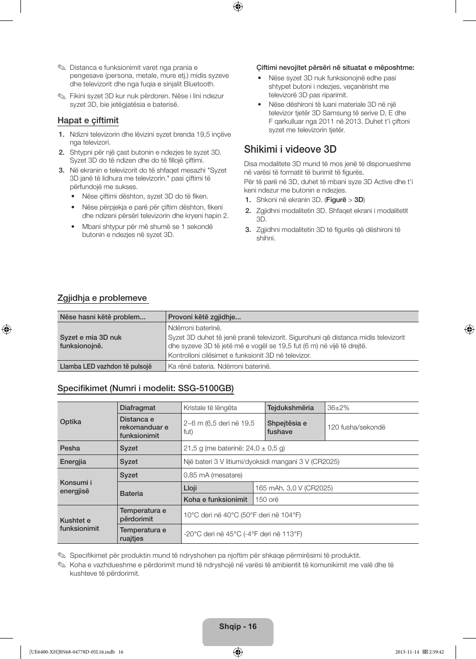 Shikimi i videove 3d | Samsung UE40F6400AK User Manual | Page 256 / 385