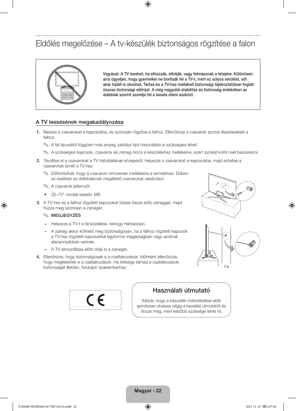 Használati útmutató | Samsung UE40F6400AK User Manual | Page 46 / 385