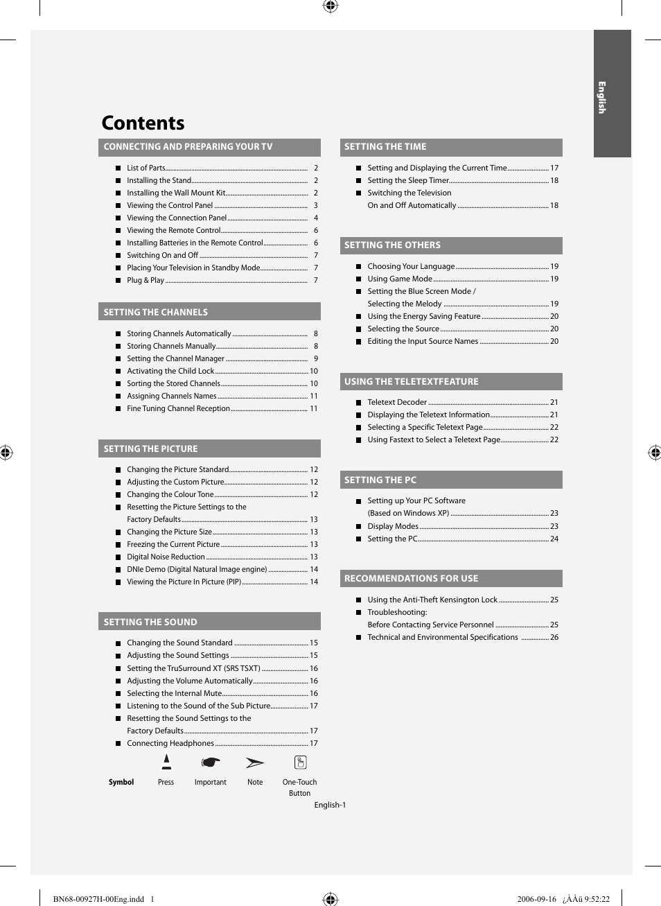 Samsung LE32R32B User Manual | Page 3 / 211