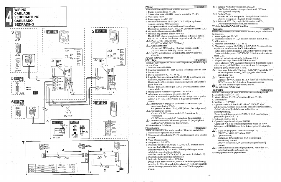Aiphone JF-1MD User Manual | Page 8 / 8
