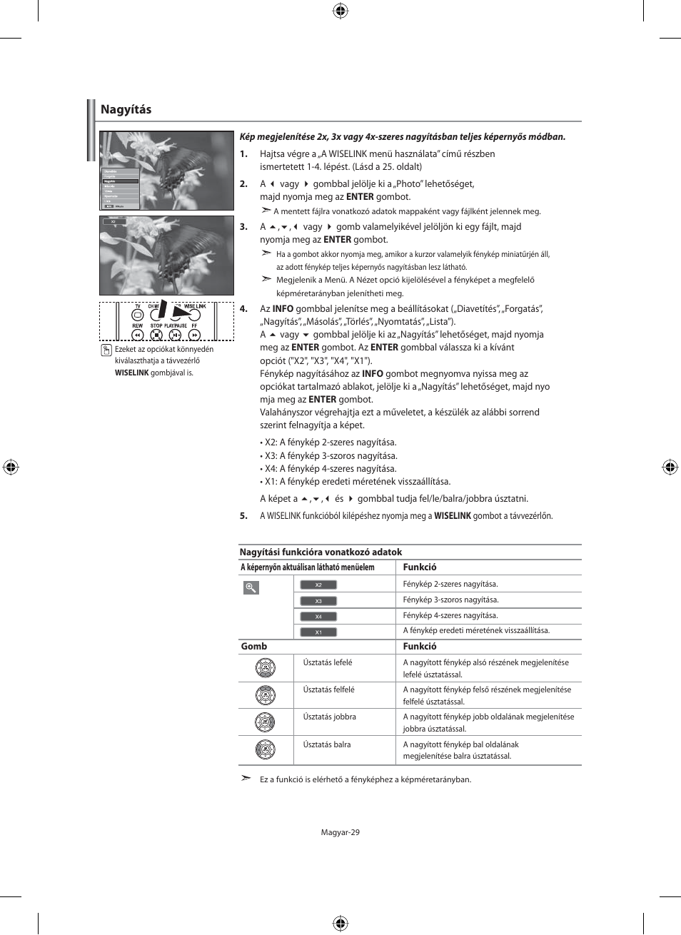 Nagyítás | Samsung LE40F71B User Manual | Page 75 / 355