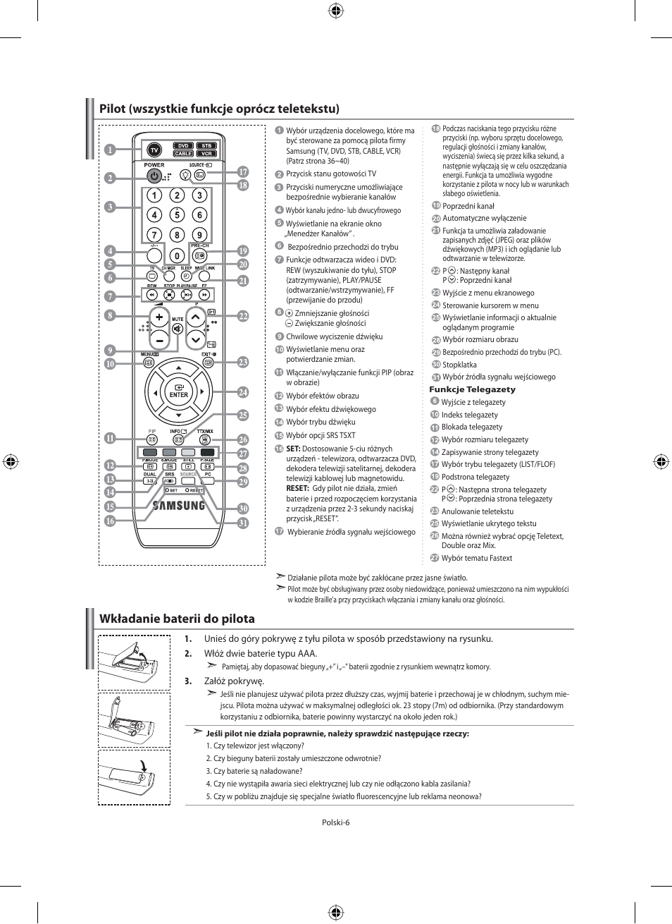 Samsung LE40F71B User Manual | Page 96 / 355