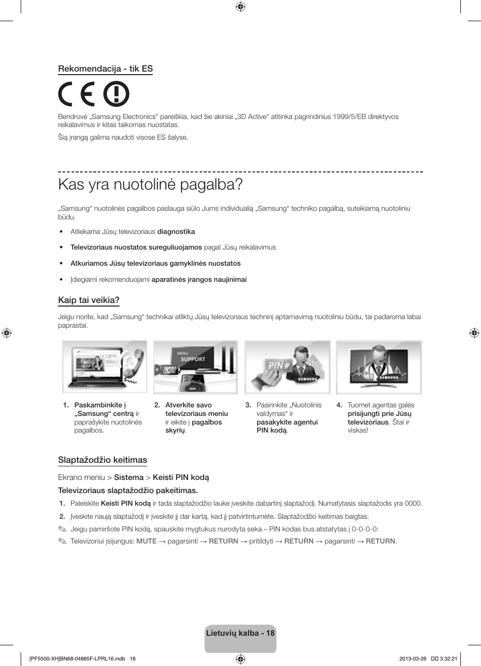 Kas yra nuotolinė pagalba | Samsung PS60F5500AW User Manual | Page 354 / 385