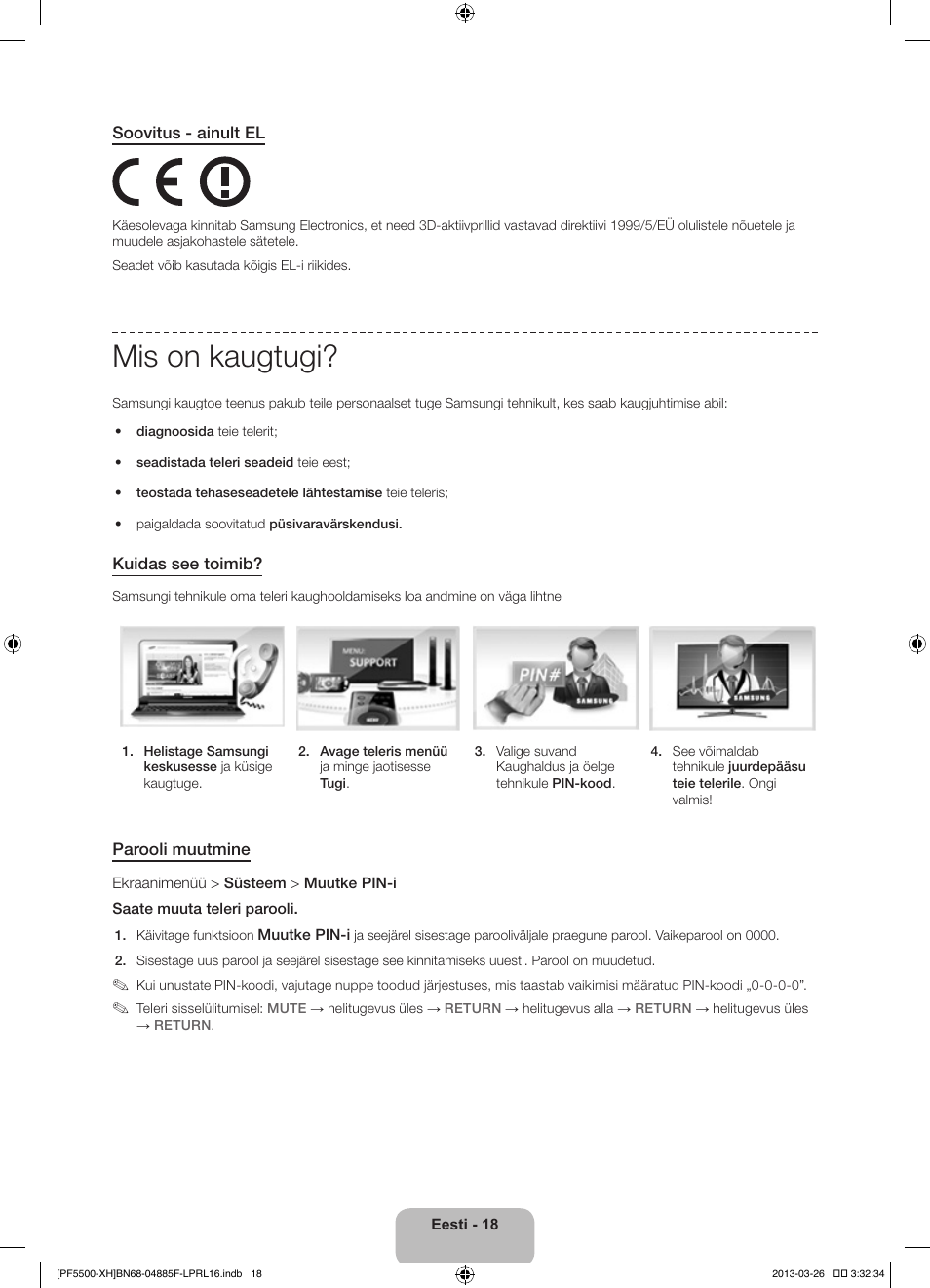 Mis on kaugtugi | Samsung PS60F5500AW User Manual | Page 378 / 385