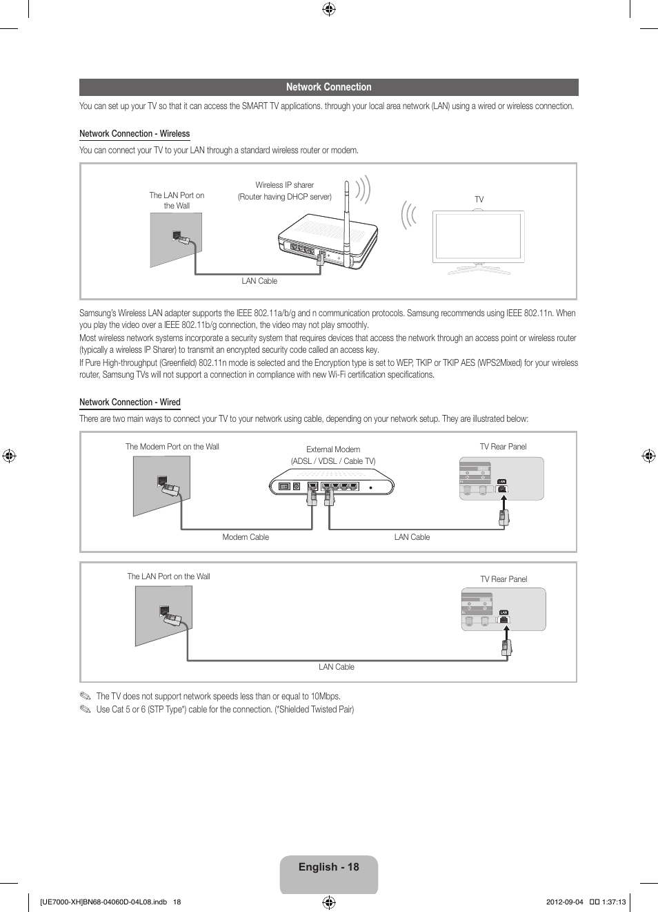 Samsung UE46ES7000S User Manual | Page 18 / 185