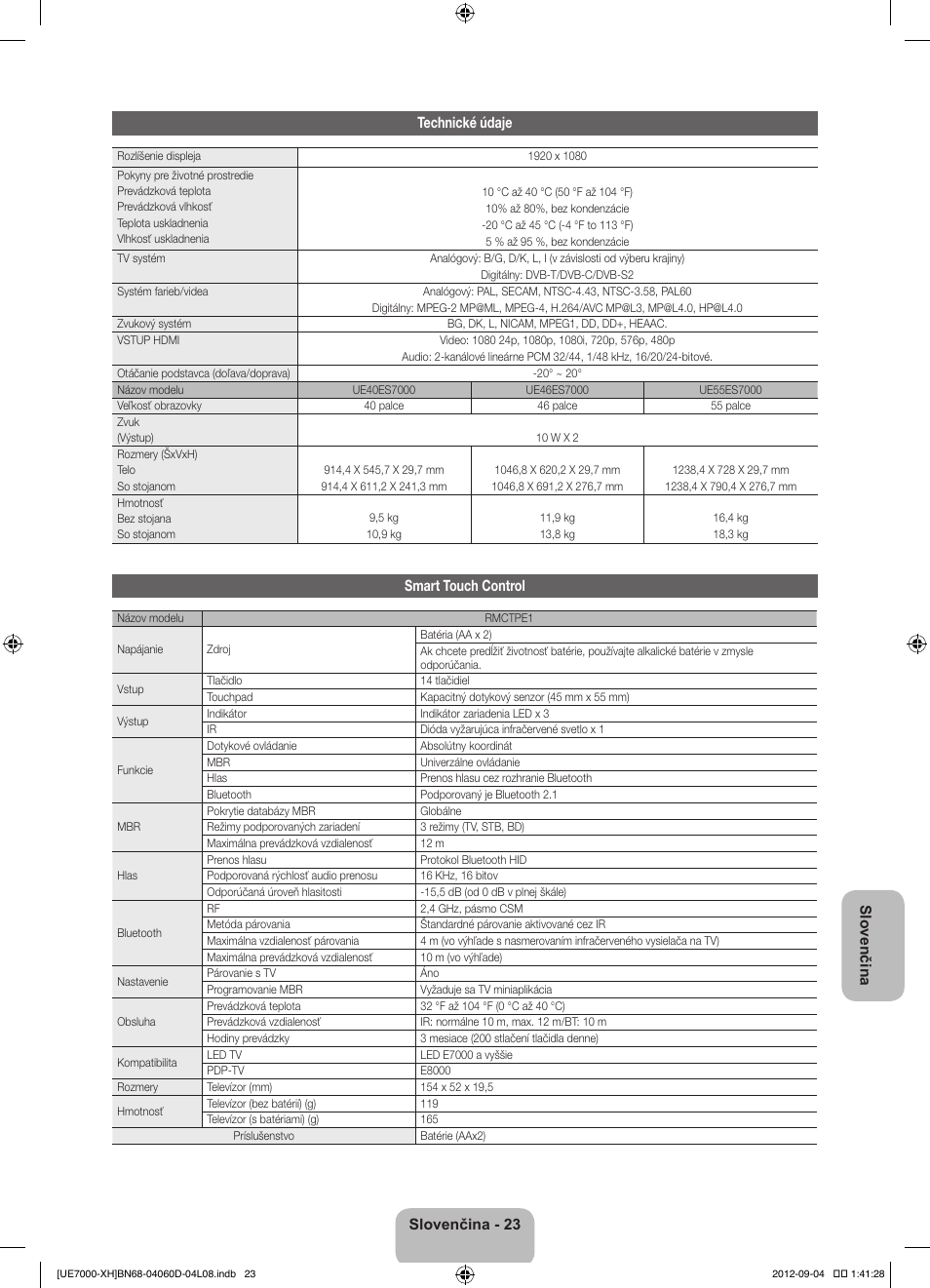 Samsung UE46ES7000S User Manual | Page 184 / 185