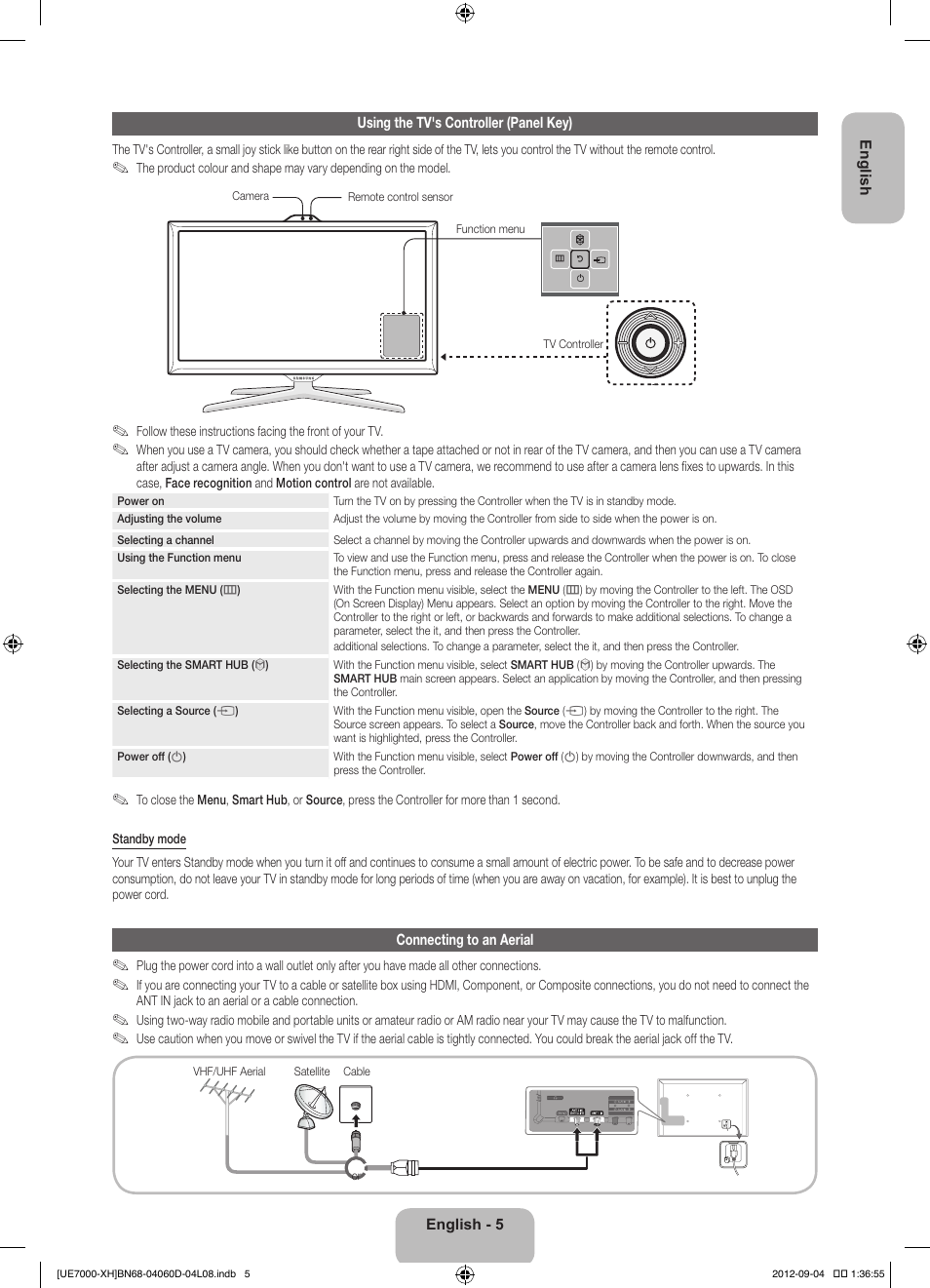 Samsung UE46ES7000S User Manual | Page 5 / 185