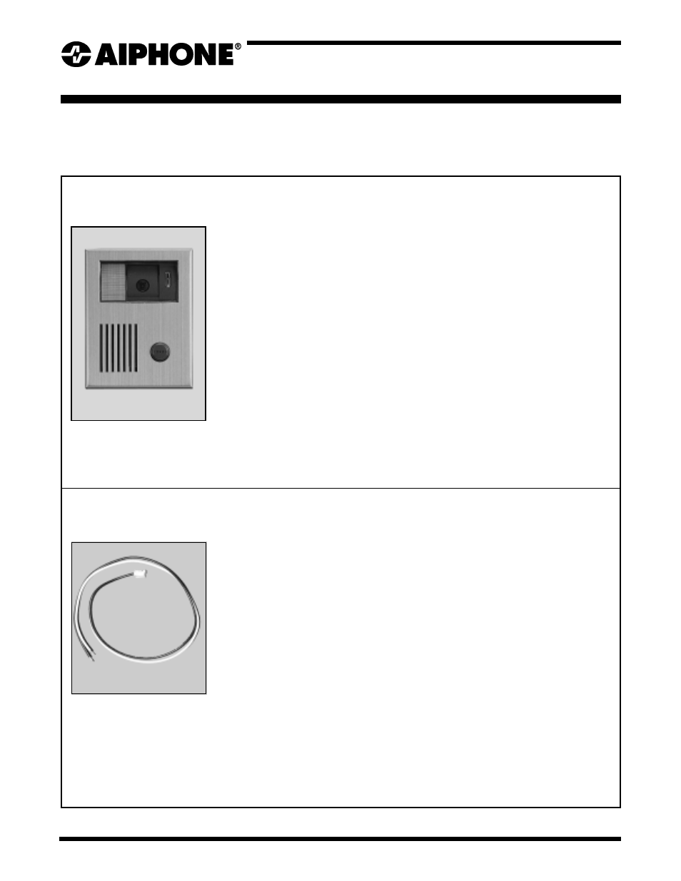 Aiphone KA-DGR User Manual | 2 pages