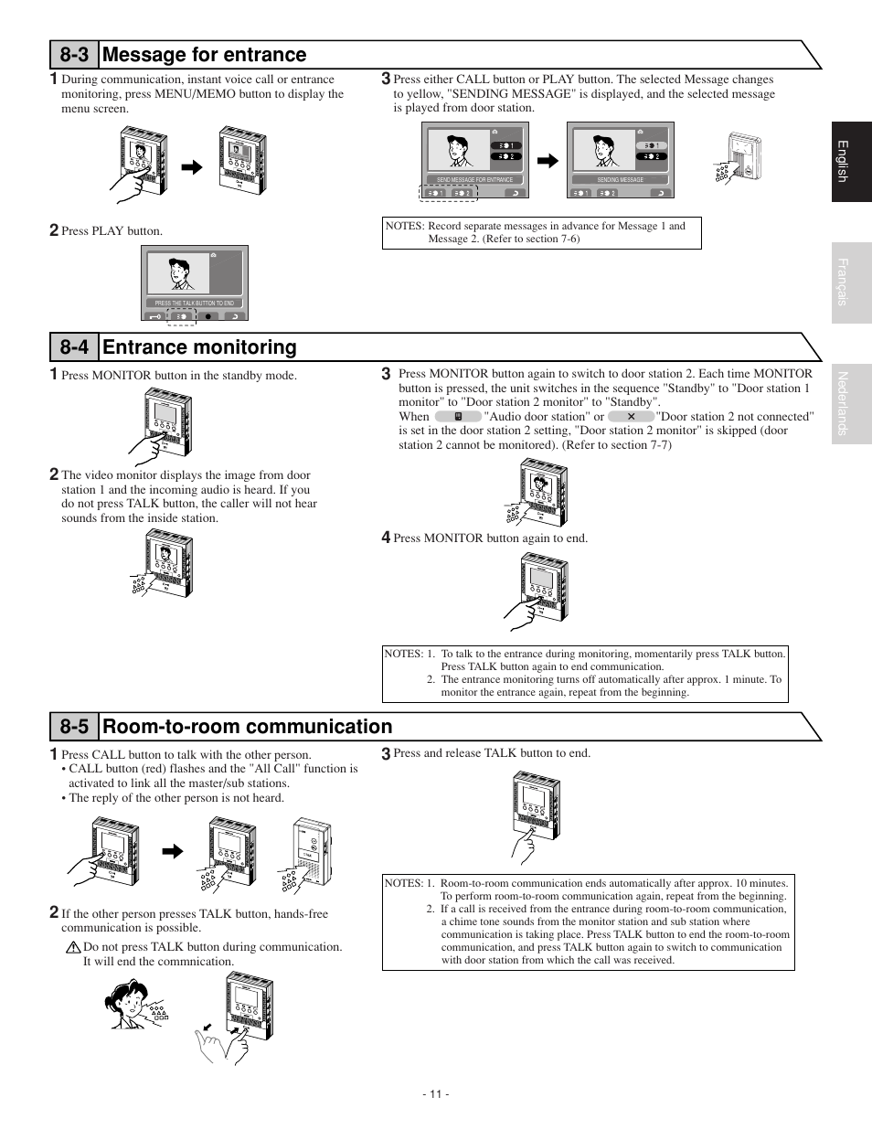 Aiphone JF-2HD User Manual | Page 11 / 16