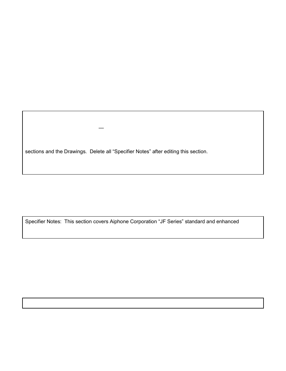 Aiphone JF User Manual | Page 3 / 16