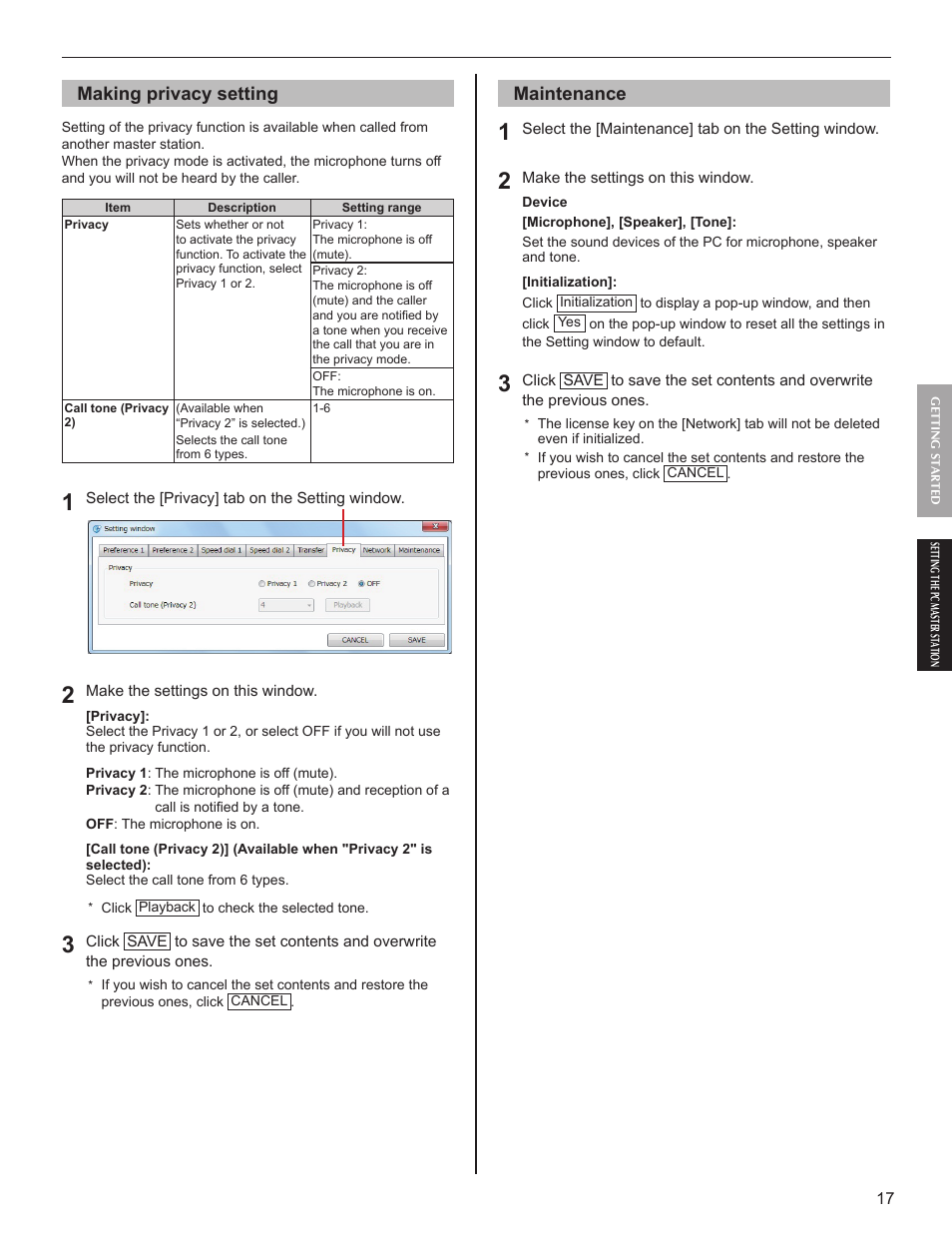 Aiphone IS-SOFT 514426 A 0611YZ User Manual | Page 17 / 18