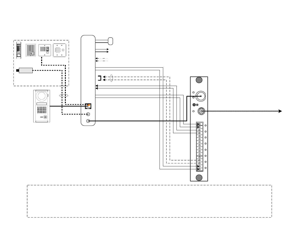 Axw-avt, Ax-dv ax-dm or ie/if-series audio door station, Infinova n3732ta-m | Aiphone AXW-AVR User Manual | Page 5 / 13