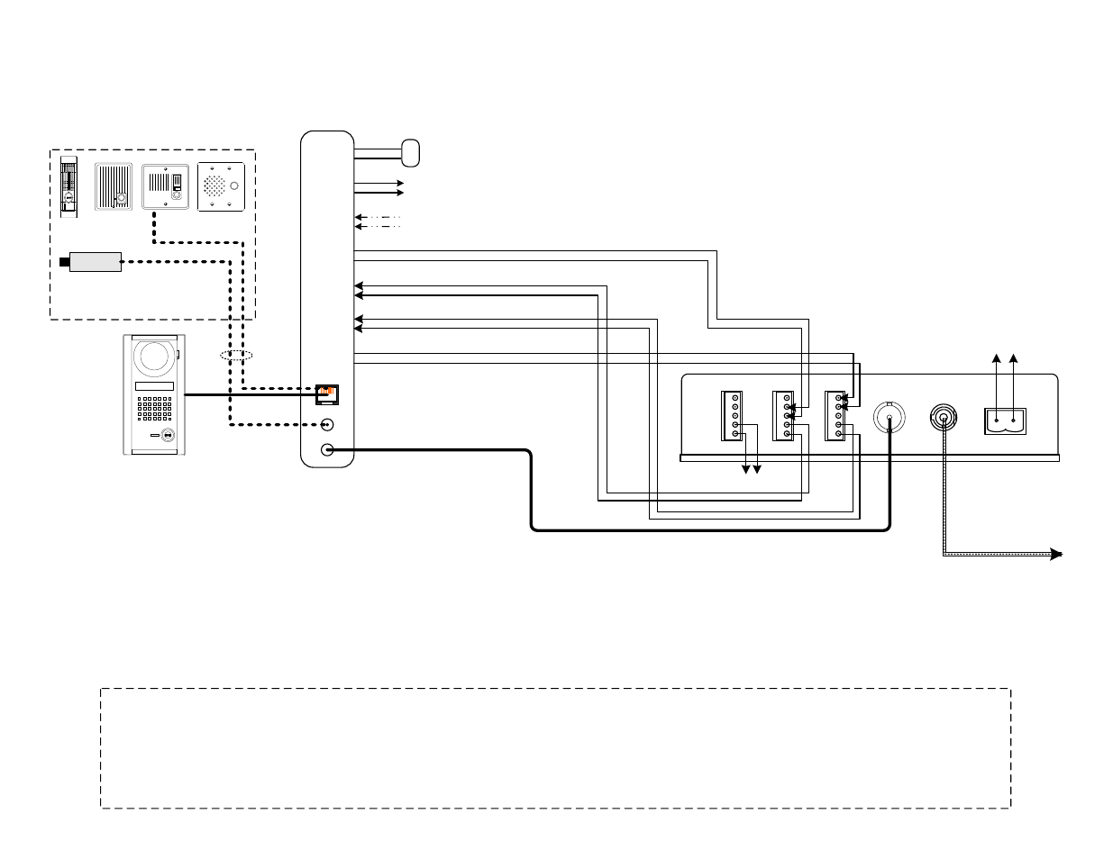 Axw-avt, Ax-dv ax-dm or ie/if-series audio door station, Afi mt-89a-ax | Aiphone AXW-AVR User Manual | Page 7 / 13