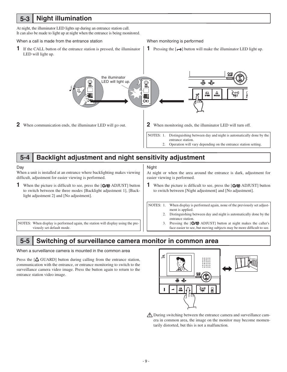 Aiphone GT-1C User Manual | Page 9 / 12