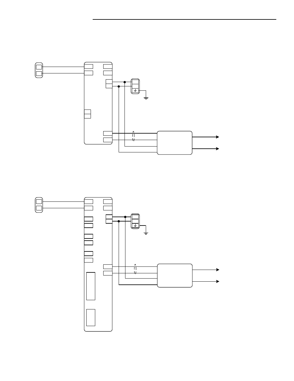 Wiring diagrams, External device and power, Ry-es | Jk-1md/jk-1med jf-2med door, Ja-2mcd/-2mecd, Door, Pg. 2 | Aiphone RY-ES User Manual | Page 2 / 4