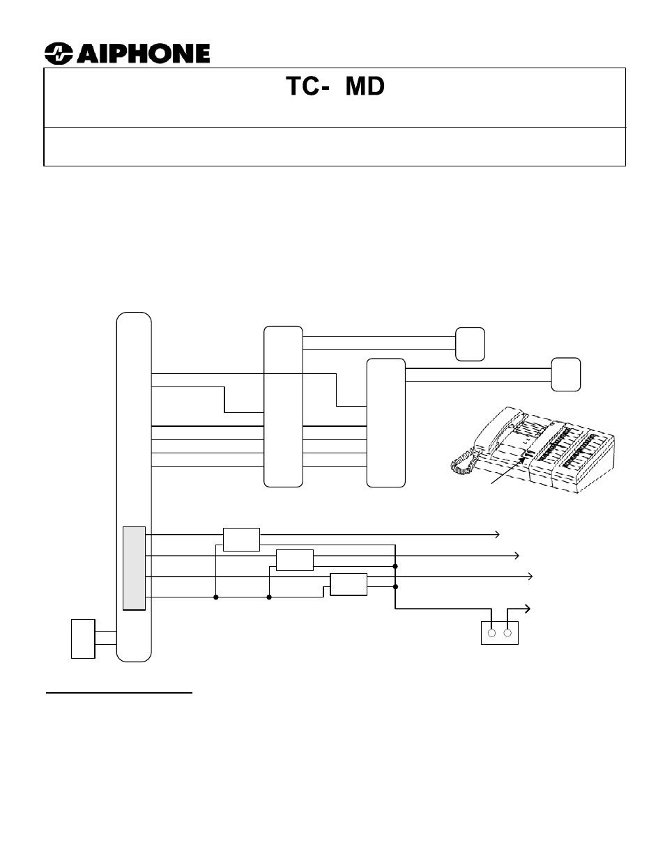 Aiphone TC-NMD TC-20MD User Manual | 2 pages