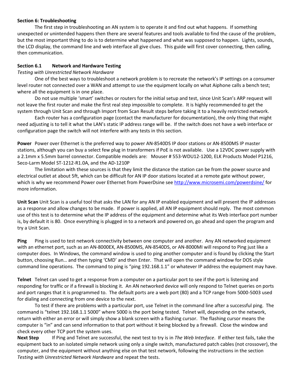 Aiphone AN-8000 User Manual | Page 8 / 14