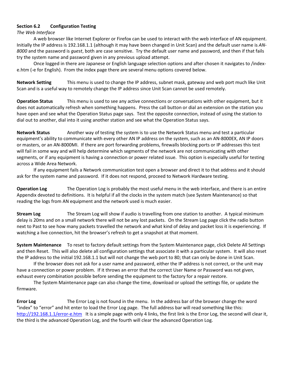 Aiphone AN-8000 User Manual | Page 9 / 14