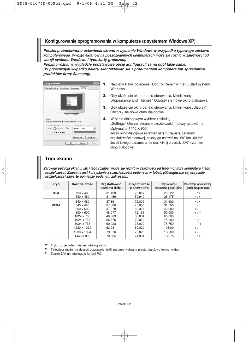 Samsung LE19R71W User Manual | Page 74 / 203