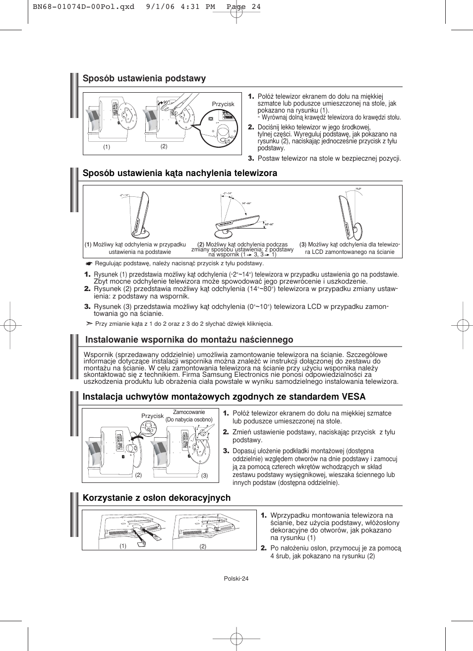 Samsung LE19R71W User Manual | Page 76 / 203