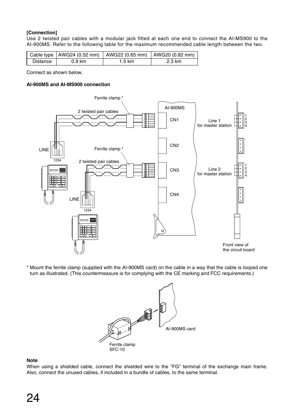 Aiphone AI-900 User Manual | Page 24 / 48