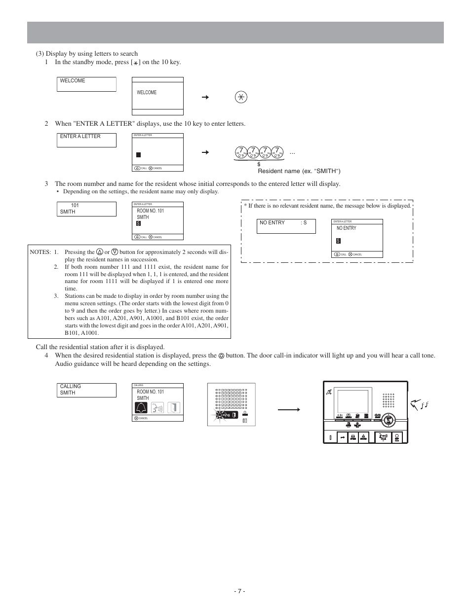Aiphone 0311 A OI User Manual | Page 7 / 25
