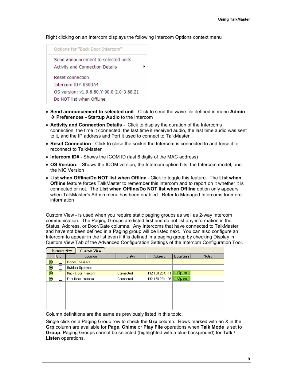 Aiphone TALKMASTER IP EWST-POE User Manual | Page 13 / 60